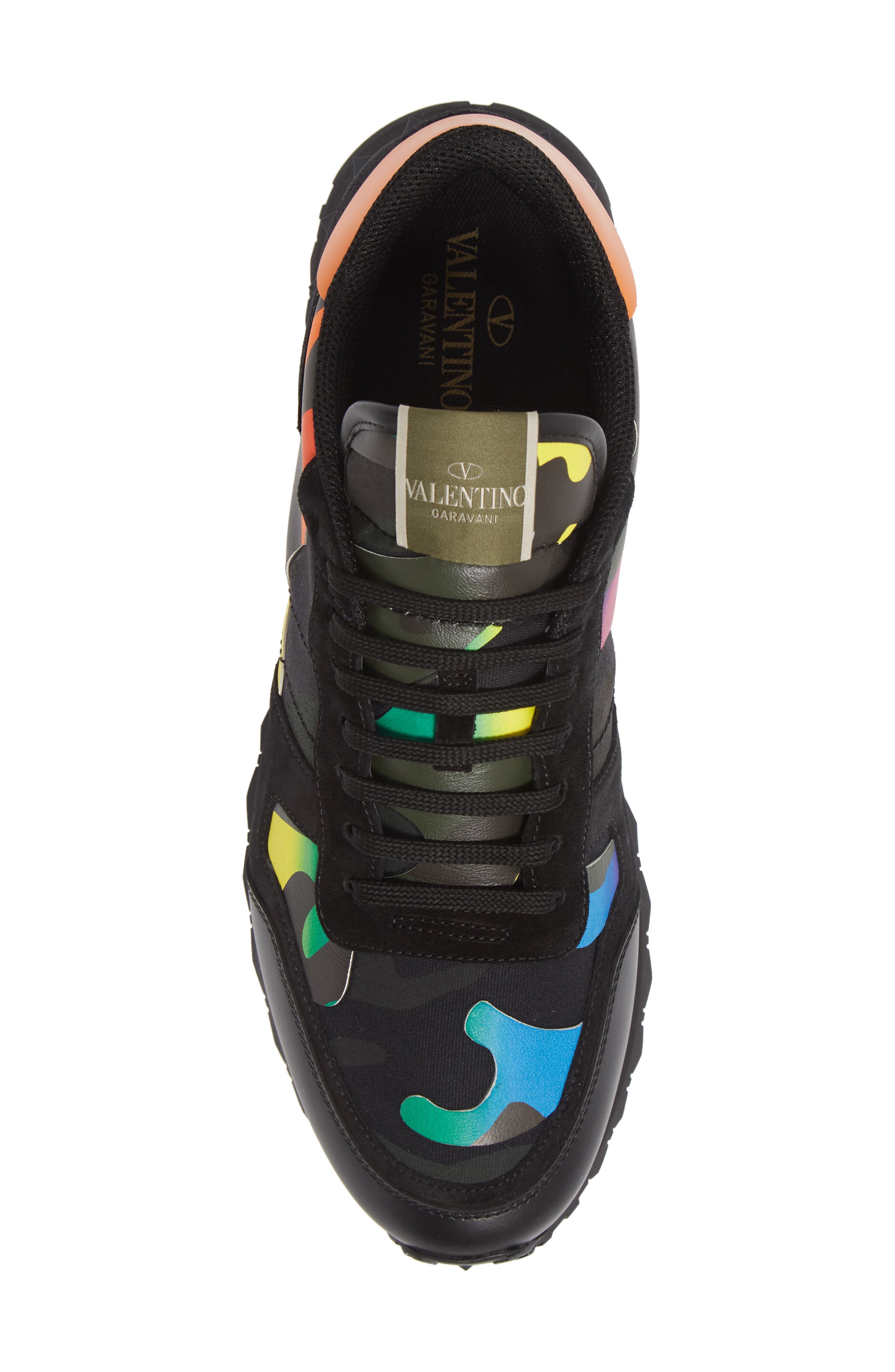 Valentino Garavani Camo Rockrunner Sneaker, Alternate, color, 