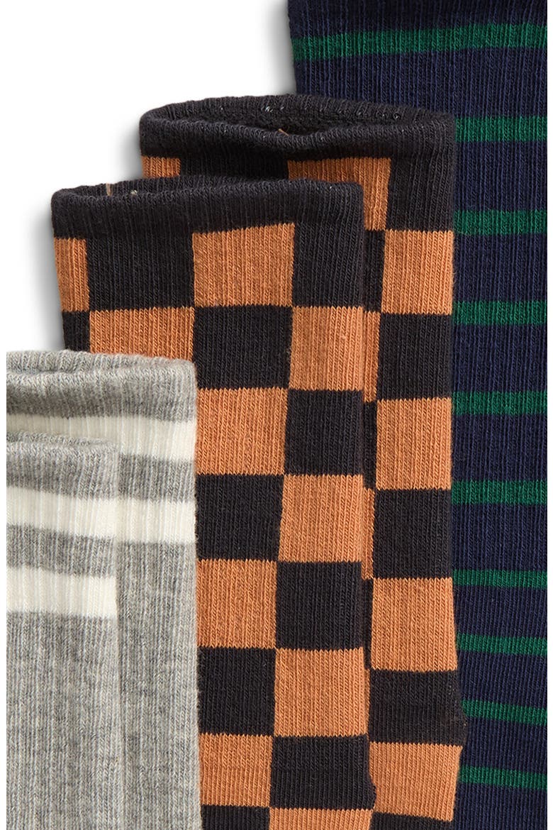 Kids' 3-Pack Assorted Chess Socks, Alternate, color, MULTI