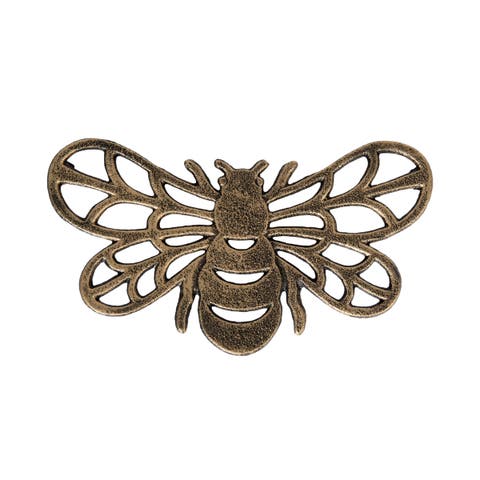 Bee Metal Serving Kitchen Trivet 4.65" x 7.87"