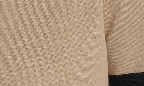 Dkny Jeans Colorblock Top In Brown
