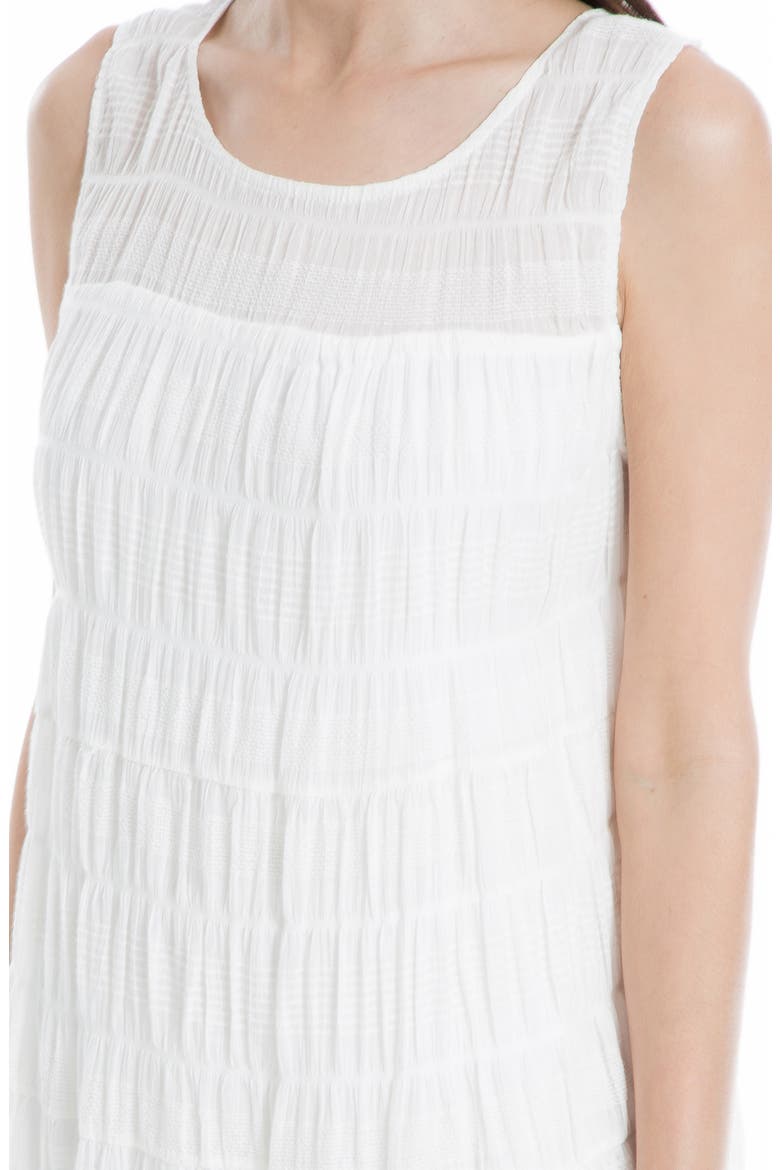 Sleeveless Tiered Maxi Dress, Alternate, color, WHITE-WHITE