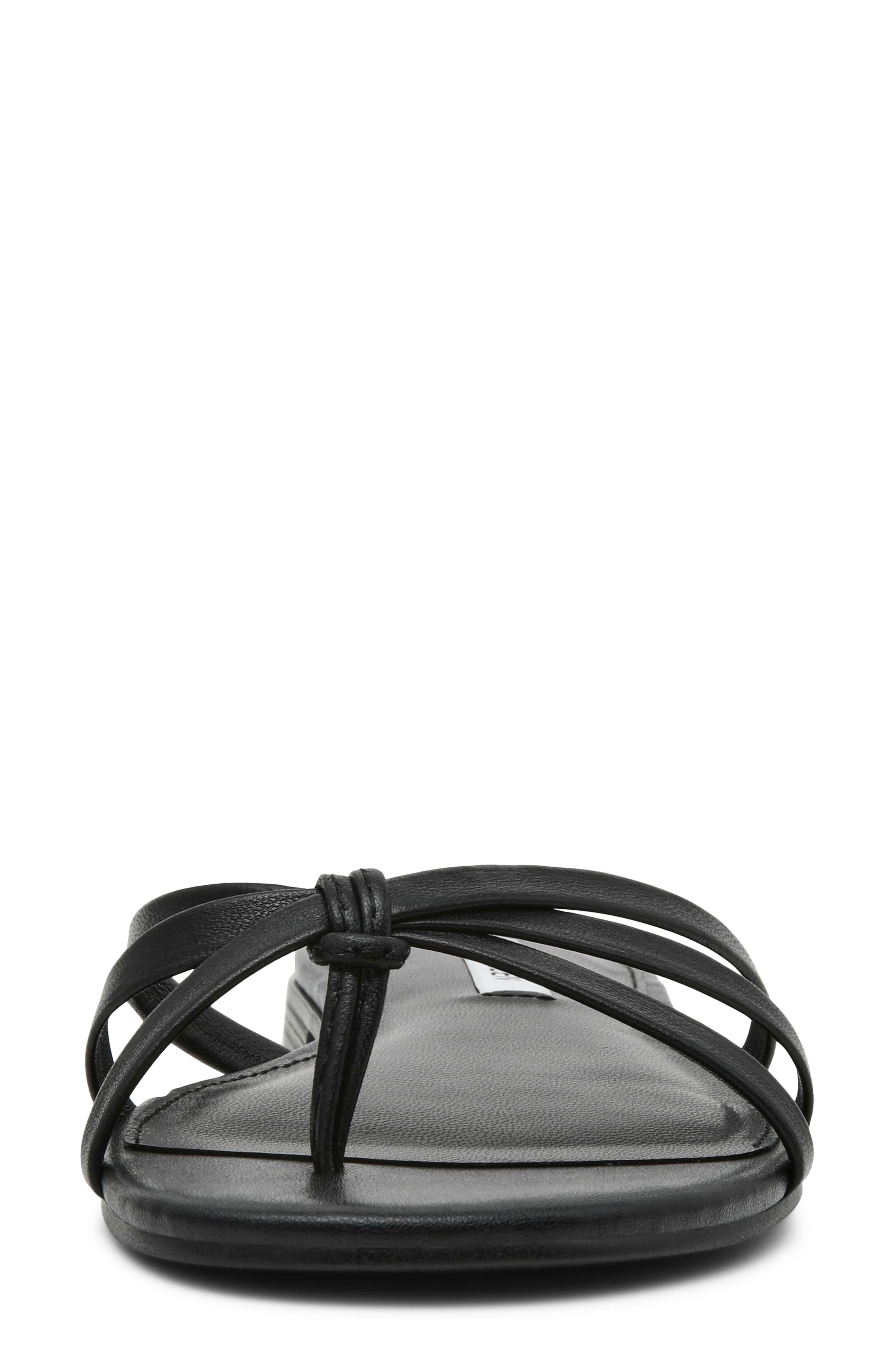 Steve Madden Calissi Flip Flop, Alternate, color, Black Leather