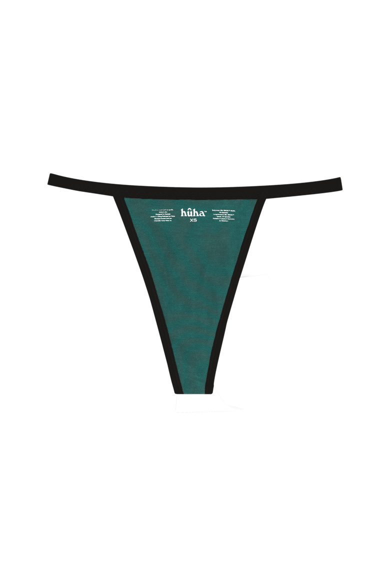 High Rise String Thong, Alternate, color, Black
