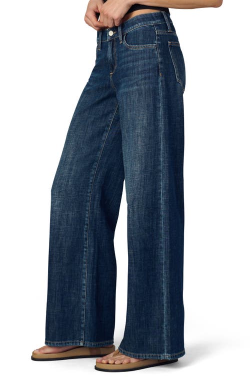 Joe's Jeans The Lou Lou Low-rise Wide-leg Jeans In Blue