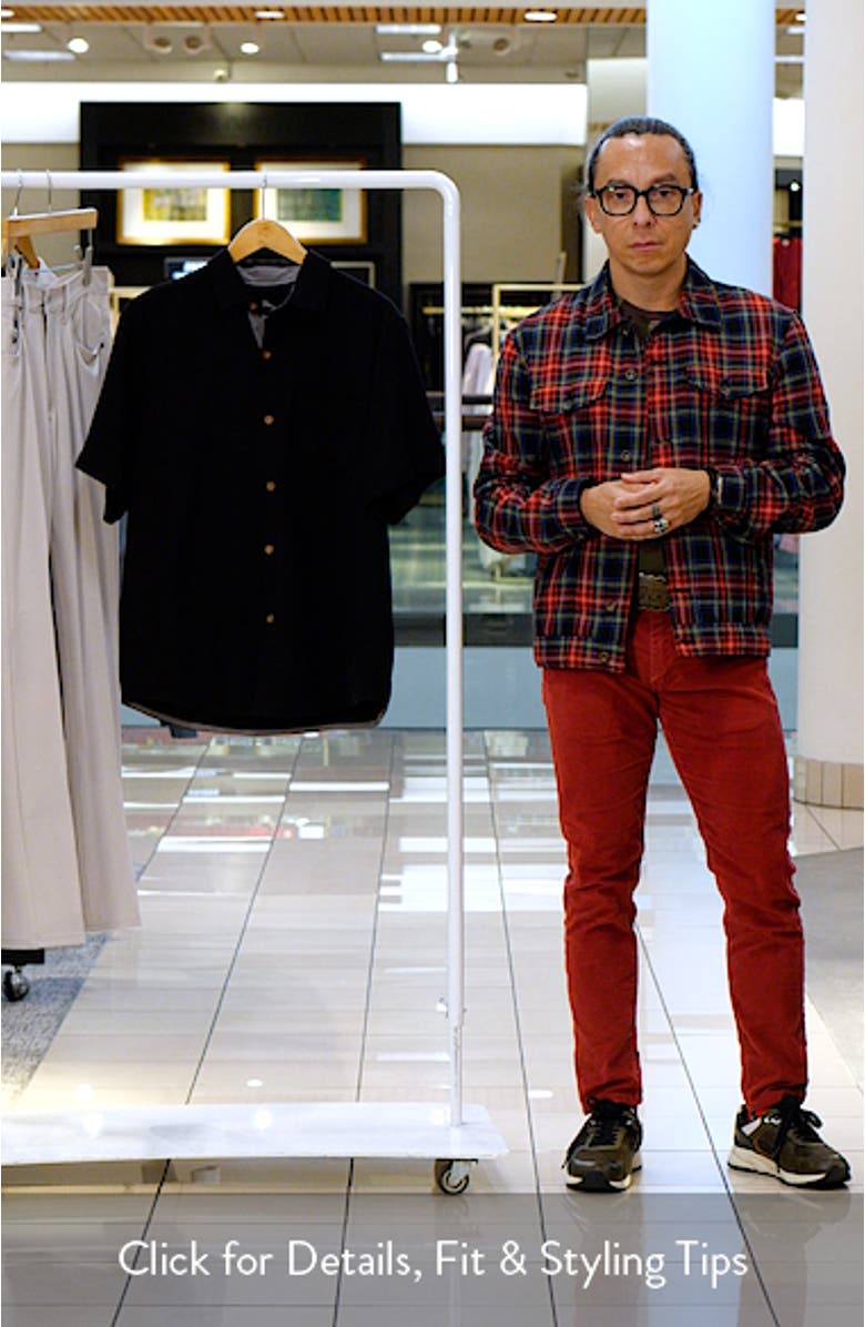 Call Me Old Fashioned Short Sleeve Silk Button-Up Shirt, sales video thumbnail