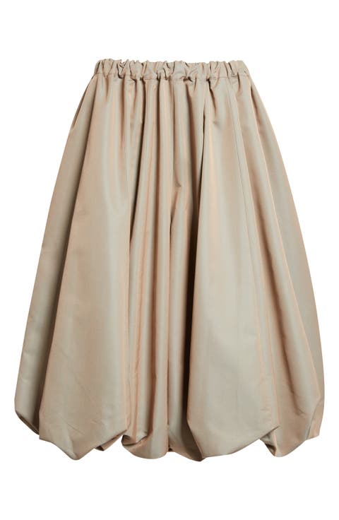 Gathered Crop Balloon Pants