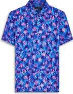 Bugatchi Victor OoohCotton® Palm Tree Print Polo