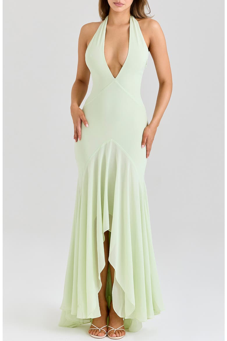 Tamara Halter Dress, Main, color, PISTACHIO