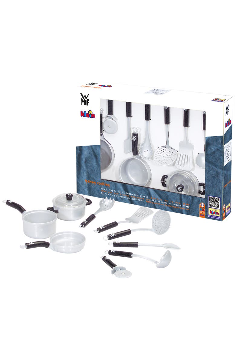 WMF Pot And Kitchen Set, Premium Toys For Kids Ages 3 Years & Up, Alternate, color, Silver