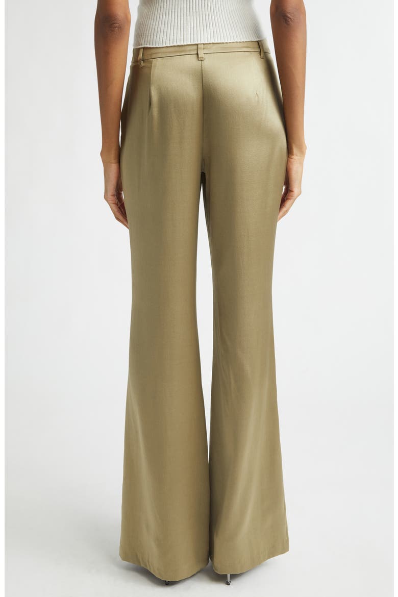 Vivienne Silk Flare Leg Pants, Alternate, color, SAFARI