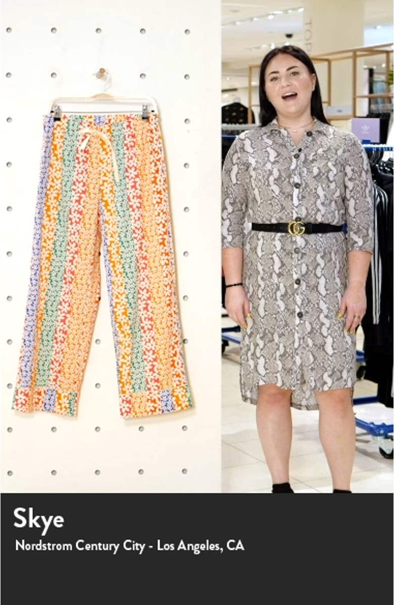 Floral Print Leisure Pants, sales video thumbnail