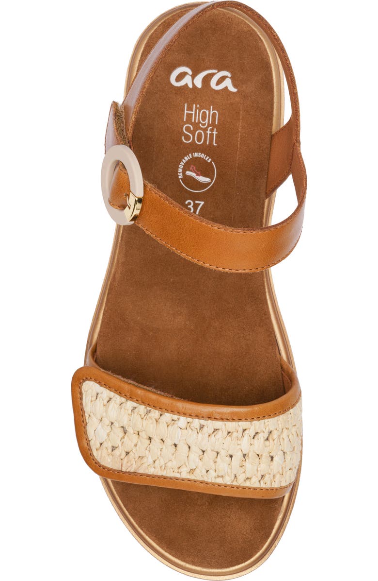 ara Bloom Ankle Strap Sandal, Alternate, color,