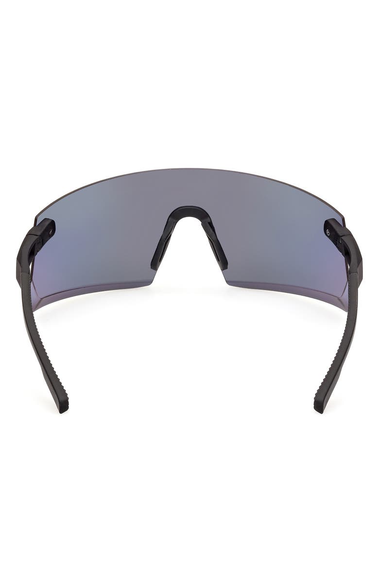 adidas 120mm Shield Sports Sunglasses, Alternate, color, Black / Mirror Violet