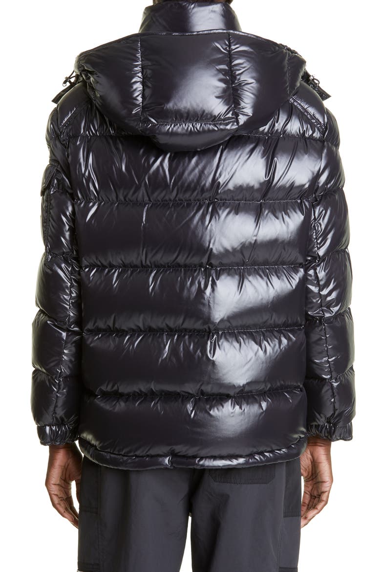 Maire Water Resistant Down Puffer Jacket, Alternate, color, BLACK