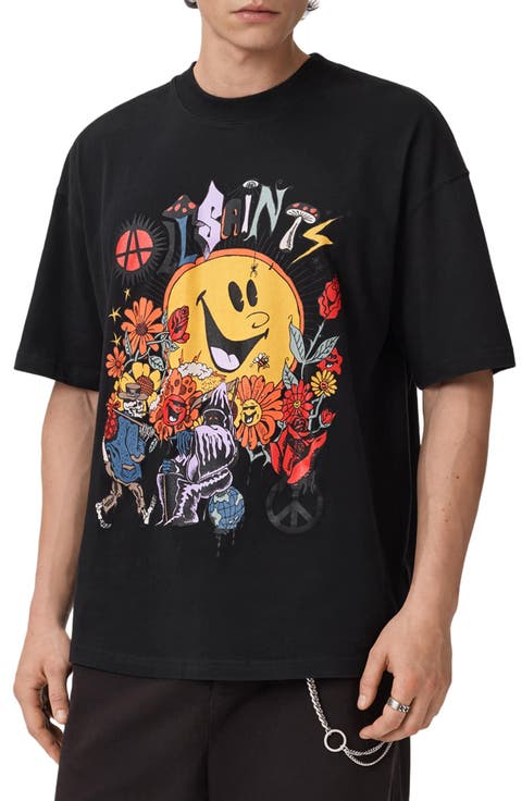 Gardens Cotton Graphic T-Shirt