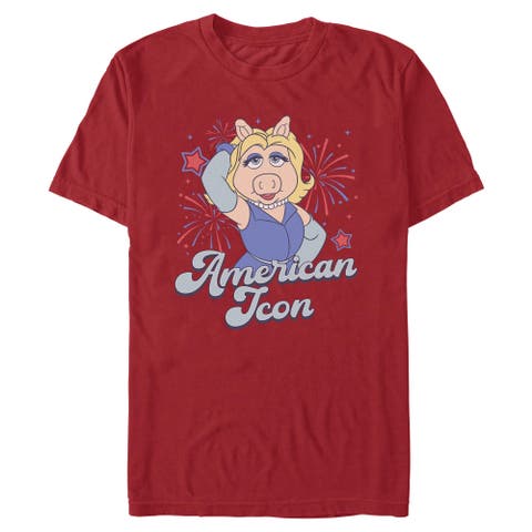 Men's The Muppets Miss American Icon  Graphic T-Shirt
