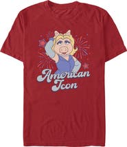 The Muppets Men's Miss American Icon Short Sleeve Graphic T-Shirt
