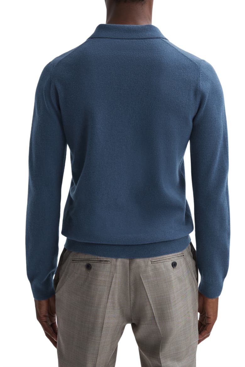 Swifts Johnny Collar Wool Sweater, Alternate, color, PETROL BLUE