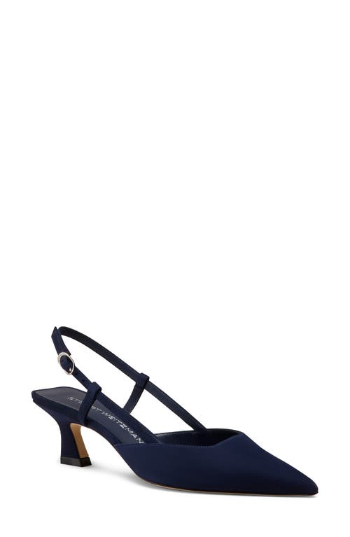 Stuart Weitzman Vinnie 50 Slingback Pump In Blue