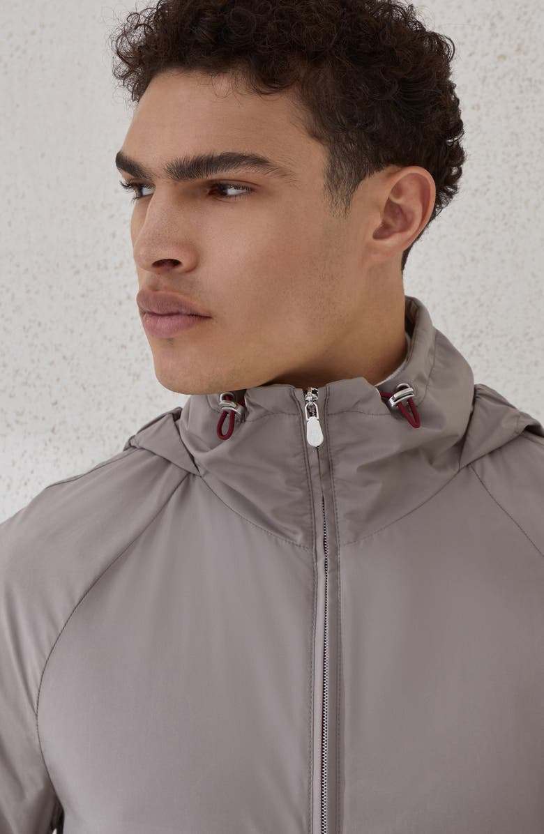 Brunello Cucinelli Outerwear with hood, Alternate, color, Grey