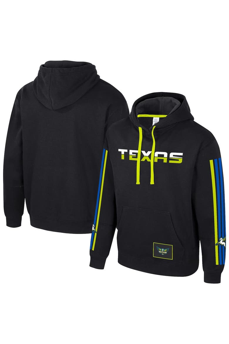 Unisex Stadium Essentials  Black Dallas Wings City Star Rebel Edition Pullover Hoodie, Main, color, Black