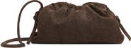 Mansur Gavriel Mini Cloud Ostrich Embossed Suede Clutch