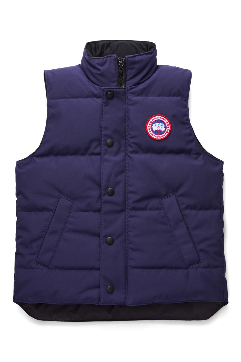 Kids' Vanier Down Vest, Main, color, FUTURE DUSK