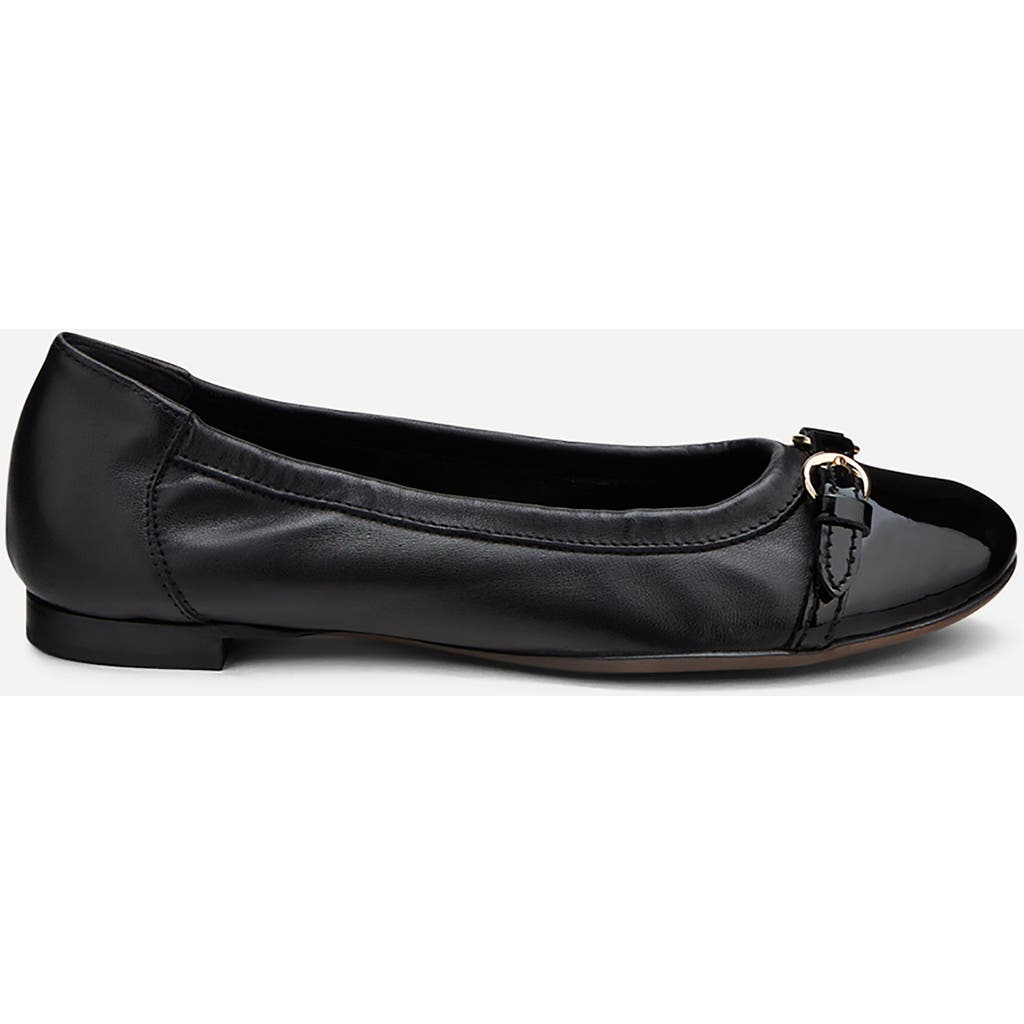 Agl Attilio Giusti Leombruni Agl Monika Cap Toe Ballet Flat In Black