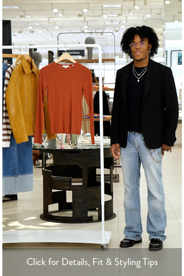 Essential Long Sleeve Pima Cotton & Modal T-Shirt video