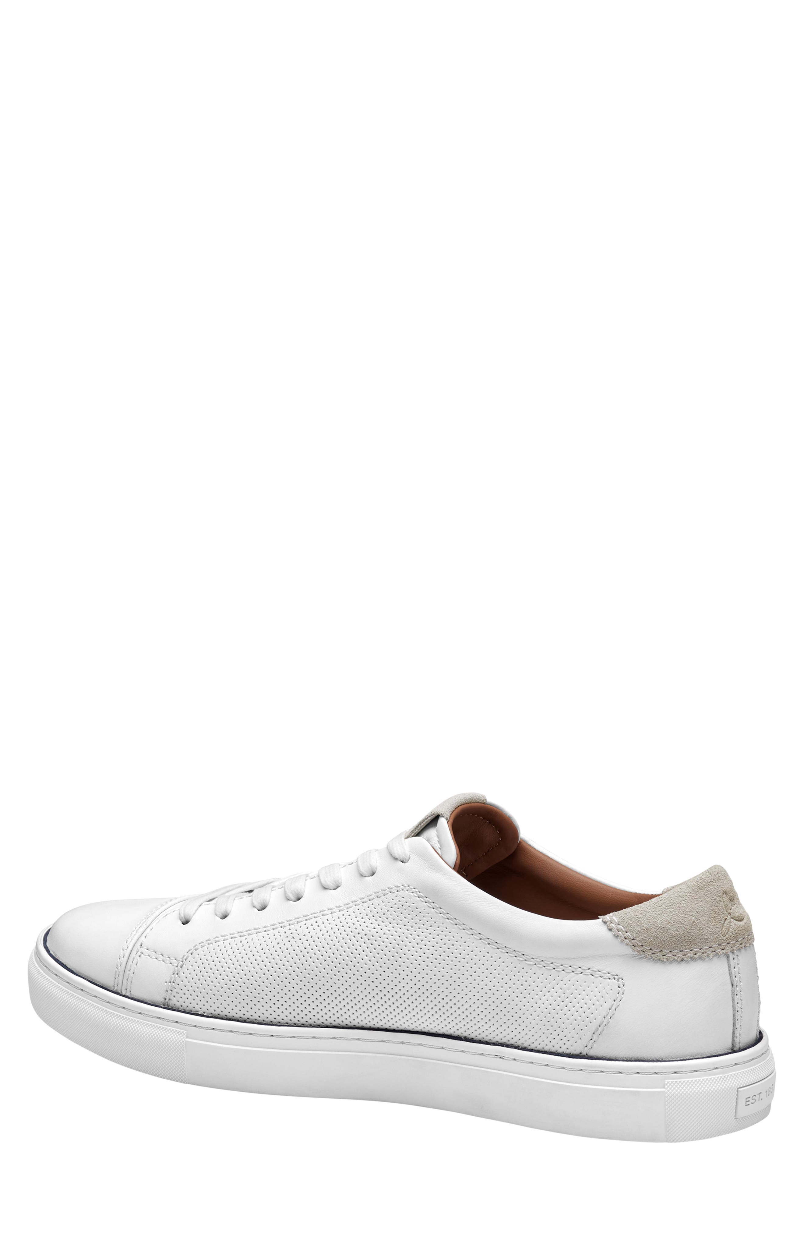 Luther Perforated Leather Low Top Sneaker - image 4