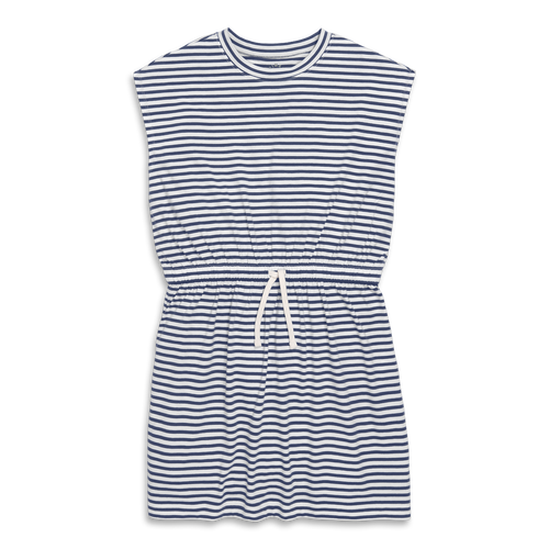 Primary Adult Everywear Dress In Stripe In Multi