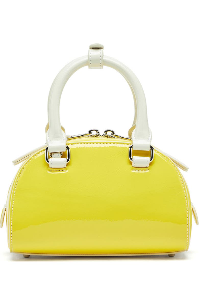 DIESEL<sup>®</sup> Mini 1DR Dome Faux Leather Bowling Bag, Alternate, color, Yellow