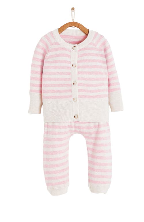 Babycottons Knit 2 Piece Set In Pink