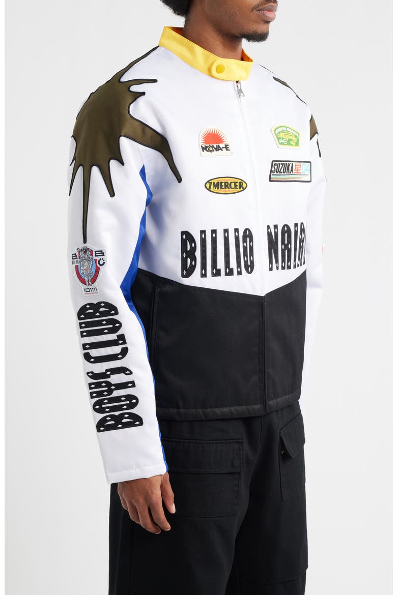 Mercer Motorcycle Jacket, Alternate, color, WHITE