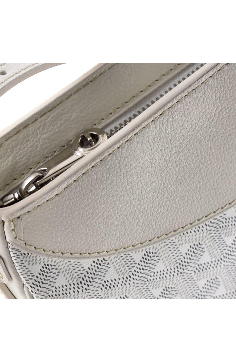 Pre-Owned Goyard Hirondelle Shoulder Bag Coated Canvas and Leather, Alternate, color, White