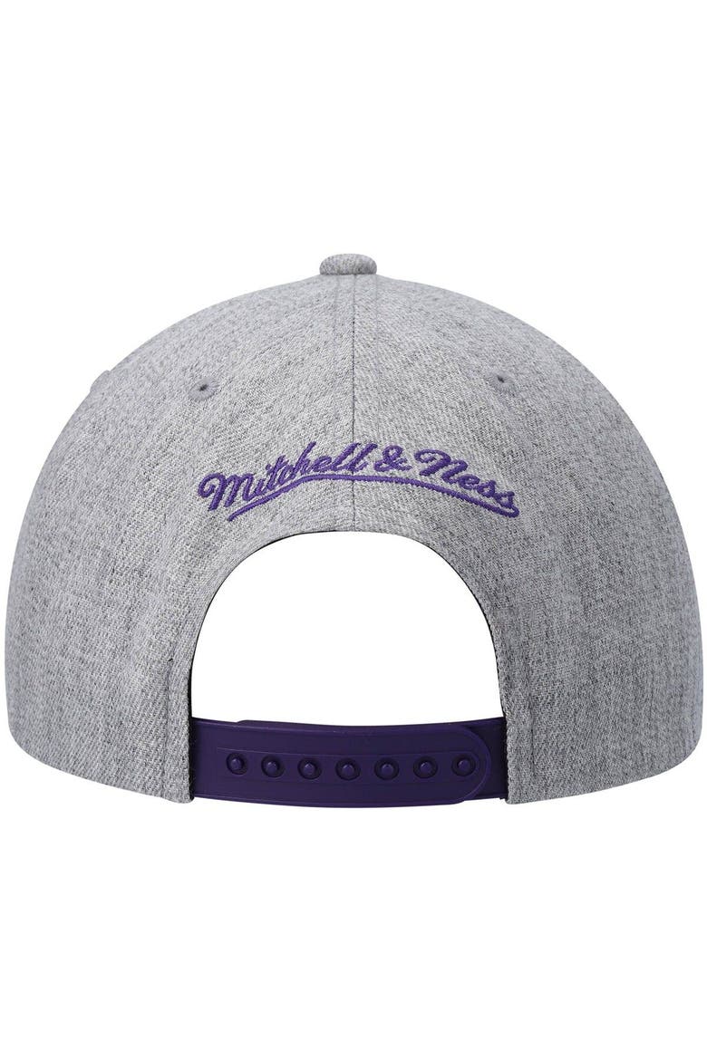 Men's Mitchell & Ness Heathered Gray Phoenix Suns 2.0 Snapback Hat, Alternate, color, Heather Gray