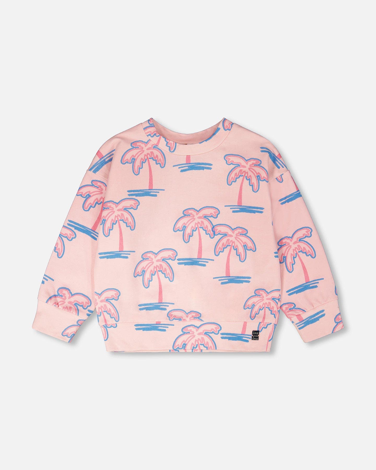 selected Light Pink Palm Print