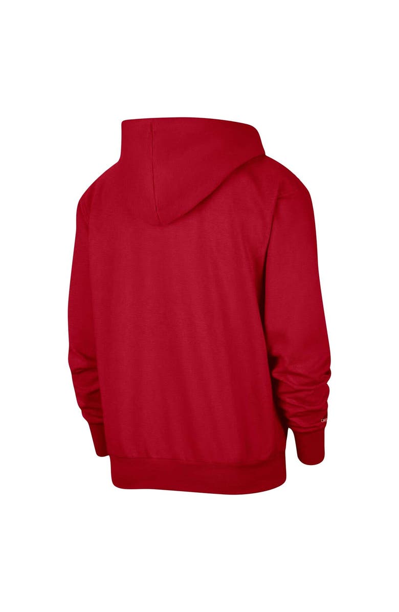 Nike Men's Nike Red Chicago Bulls Authentic Performance Pullover Hoodie, Alternate, color, Red