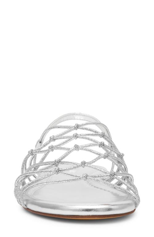 Steve Madden Libra Slingback Sandal In Silver