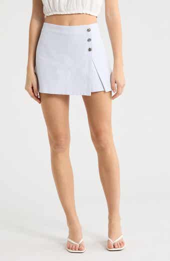 Elodie Button Detail Miniskirt