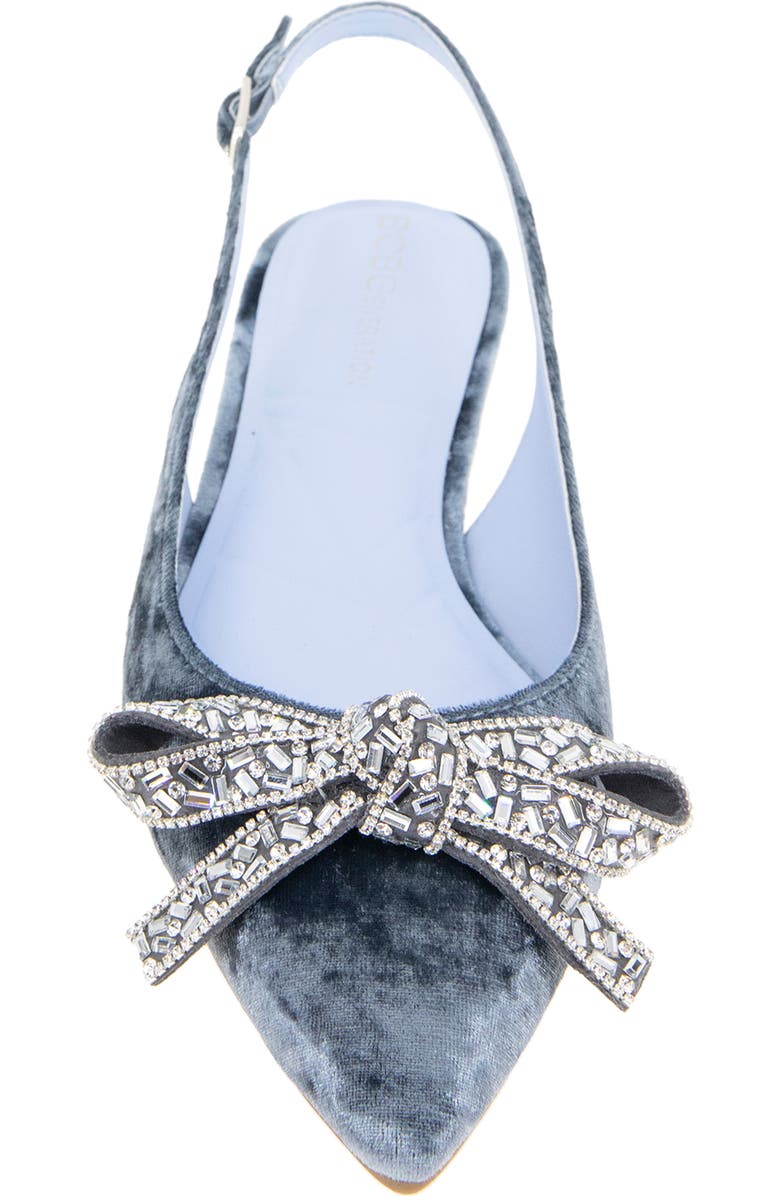 BCBGeneration Katly Slingback Pointed Toe Flat, Alternate, color, Skyway