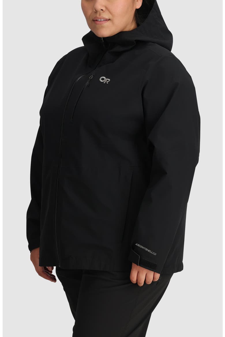 Aspire II Gore-Tex® Waterproof Jacket, Alternate, color, BLACK