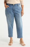KUT from the Kloth Kit High Waist Crop Baggy Jeans
