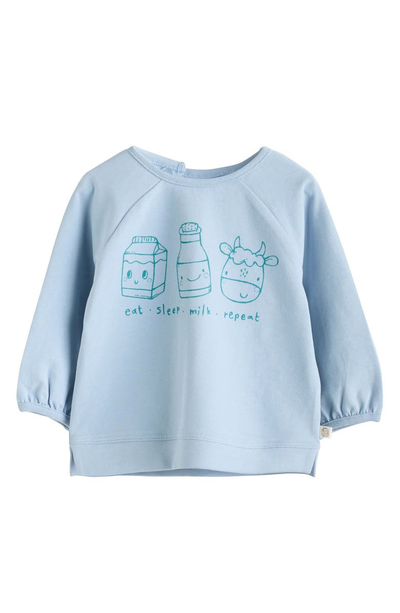 NEXT 6-Pack Milk Club Assorted Sweatshirts & Leggings Set, Alternate, color, Green