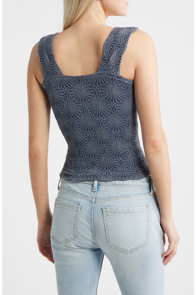 Love Letter Floral Knit Camisole, Alternate, color, PEACOAT