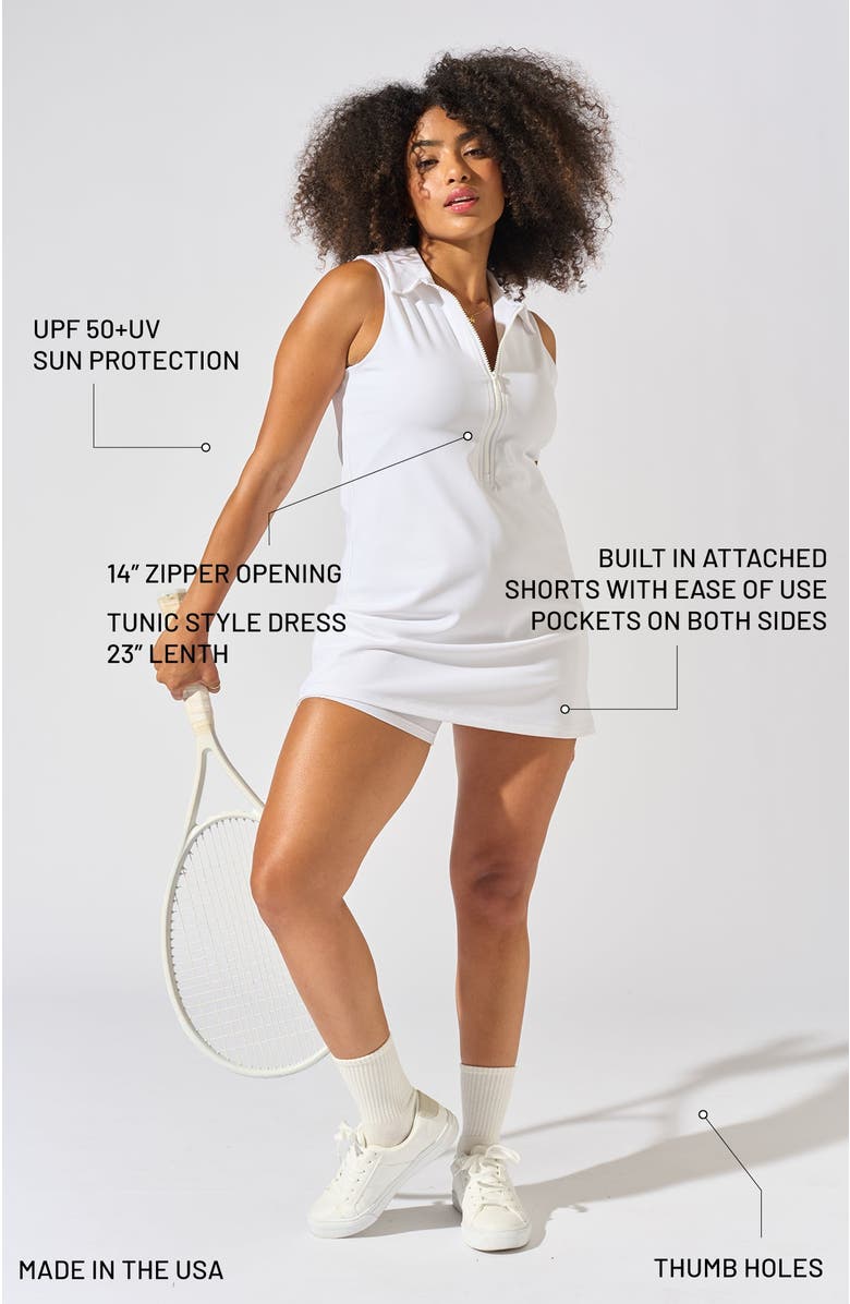 Bobbe Active Hampton Geo Print A-Line Dresss, Alternate, color, Lilac