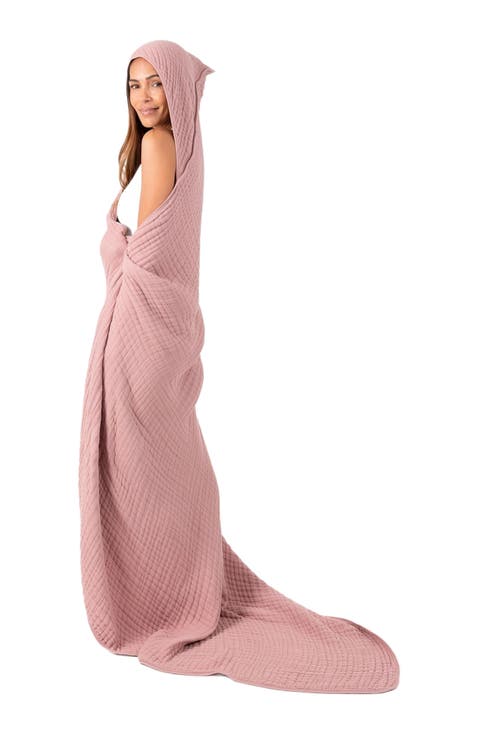 Adult Muslin Hooded Towel