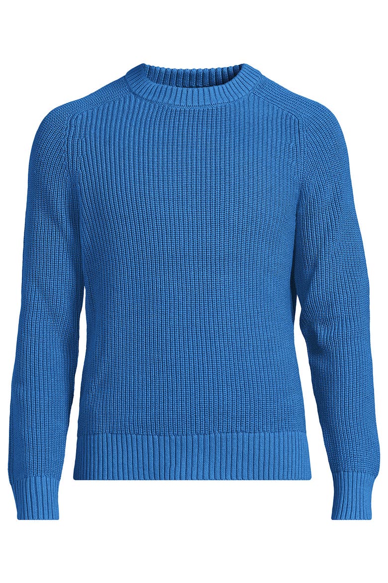 Drifter Cotton Crewneck Sweater, Alternate, color, Blue Hyacinth