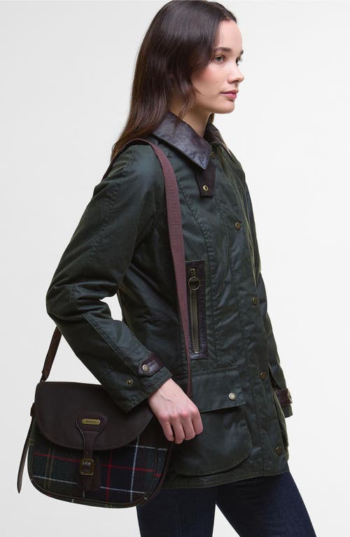 Barbour Cromarty Plaid & Leather Crossbody Bag In Multi