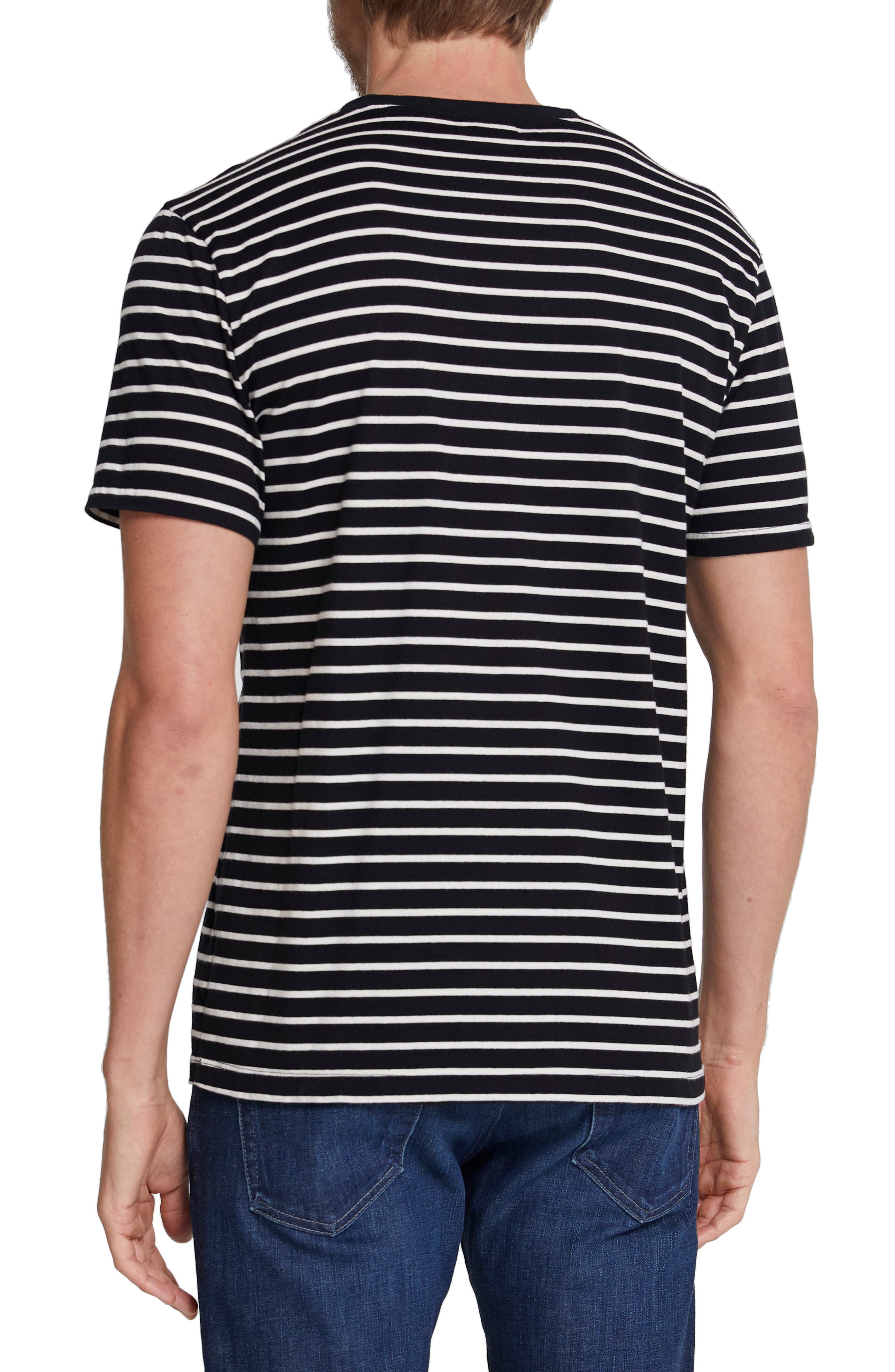Bryce Stripe Crewneck Cotton T-Shirt - image 2